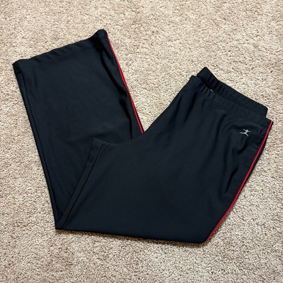 Danskin Black and Red Trim Athletic Sport Pants Size Large - Picture 6 of 7